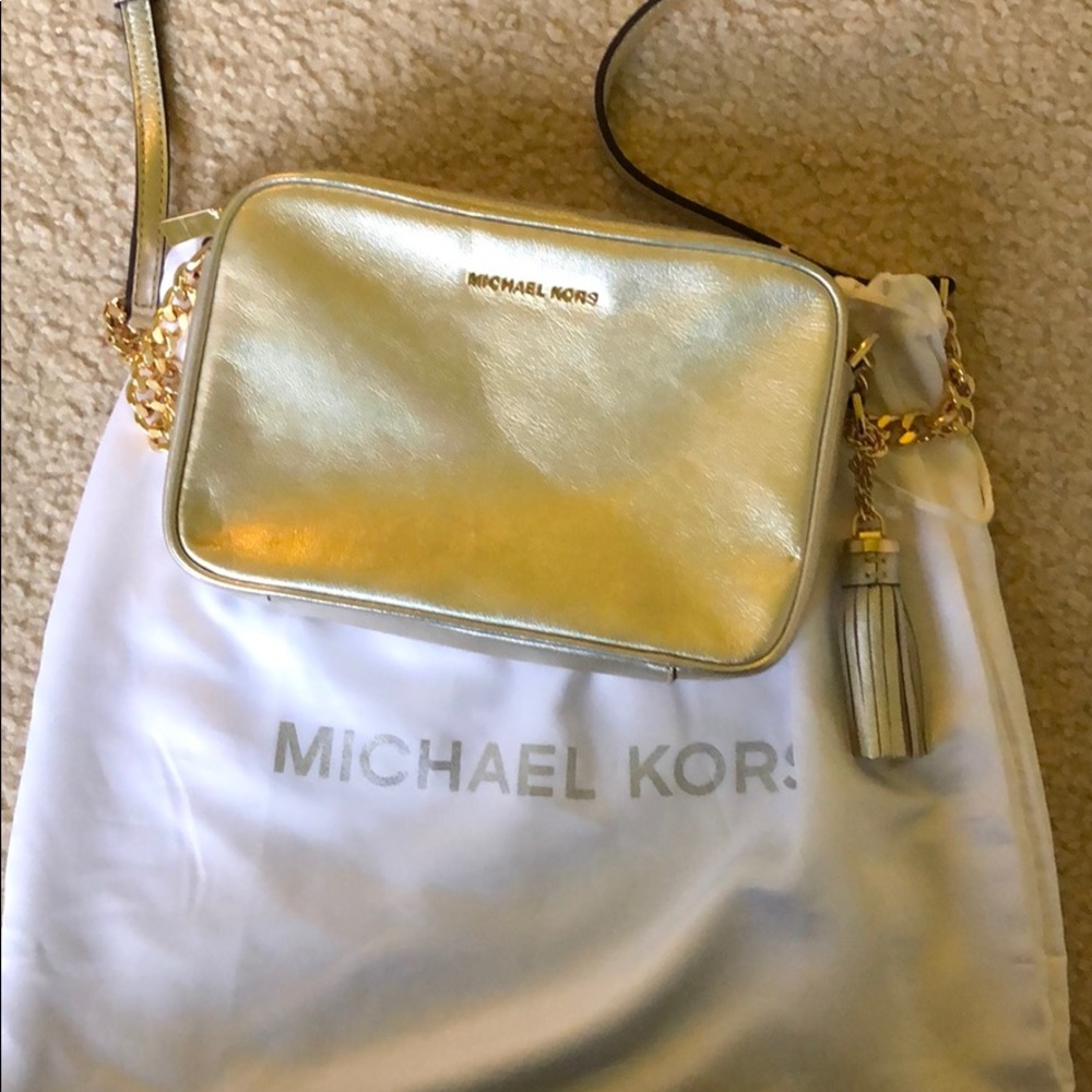 Gold Michael Kors Crossbody bag
